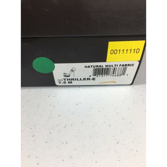 G By Guess Thriller Animal Print Platform Pump Heels Women's Size 7.5 - Picture 8 of 8